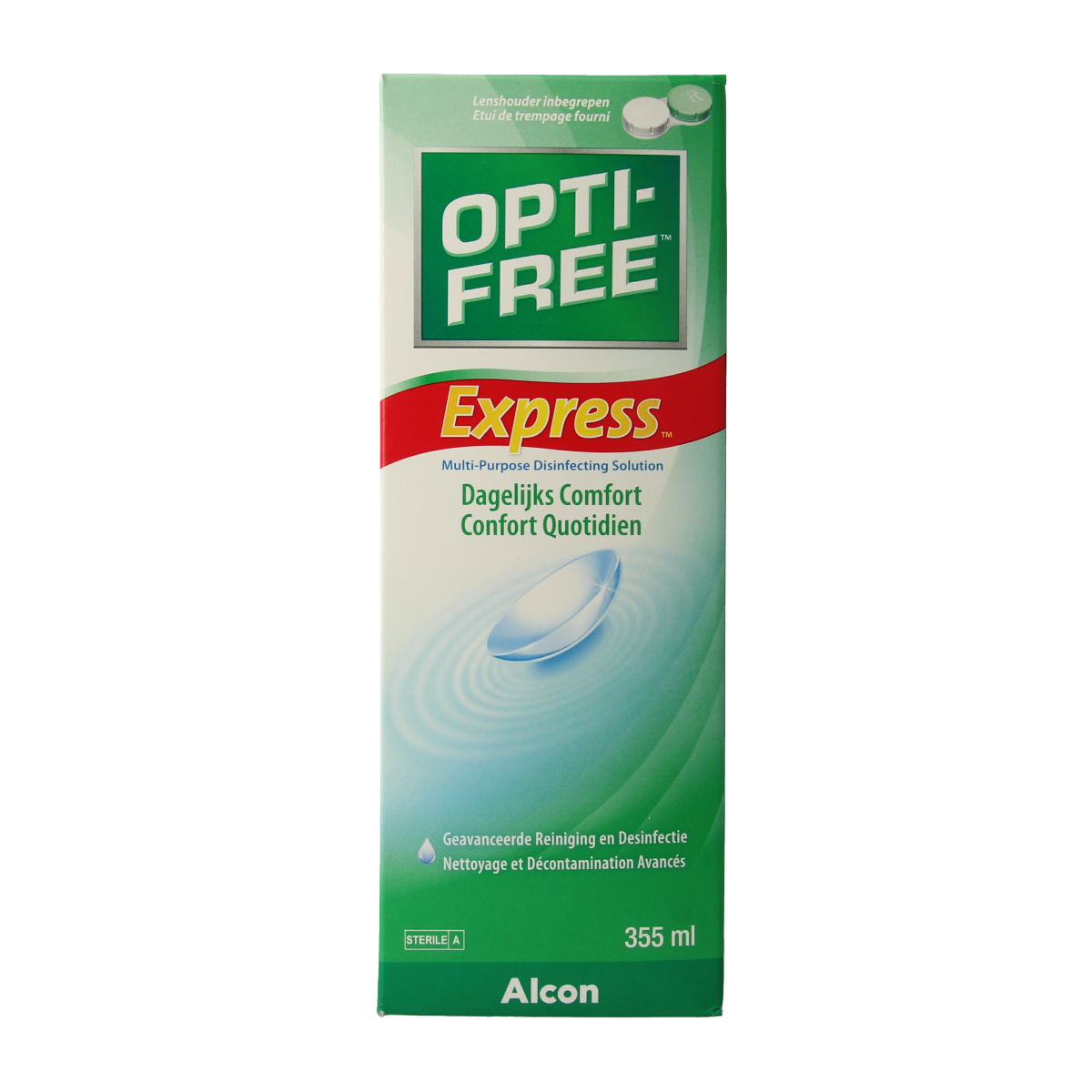 Alcon Optifree express MPDS + lenshouder 355.00 Milliliter