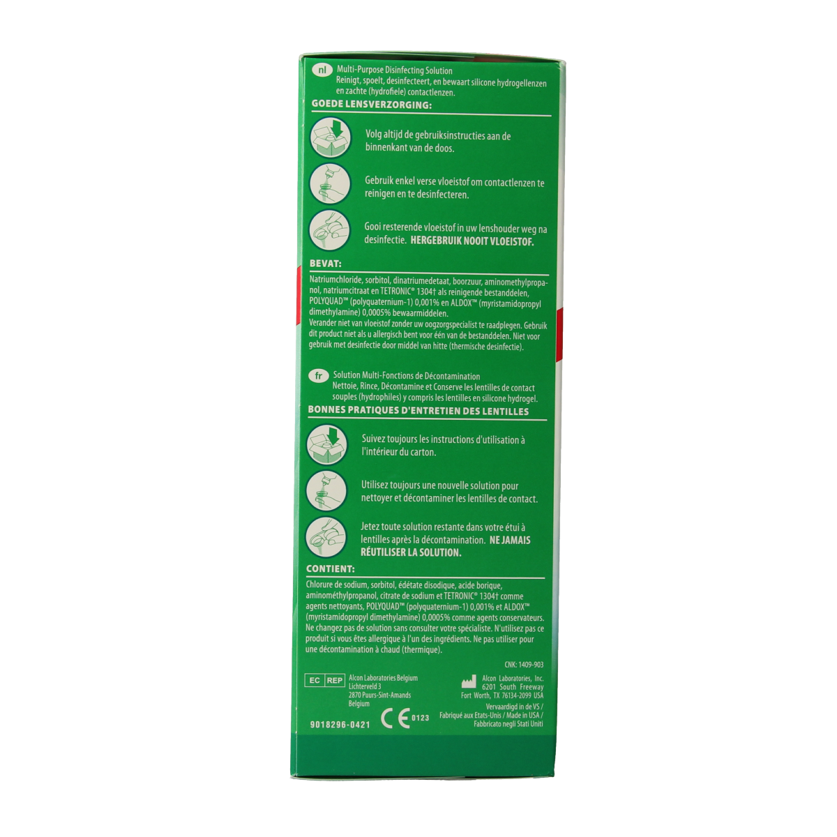 Alcon Optifree express MPDS + lenshouder 355.00 Milliliter