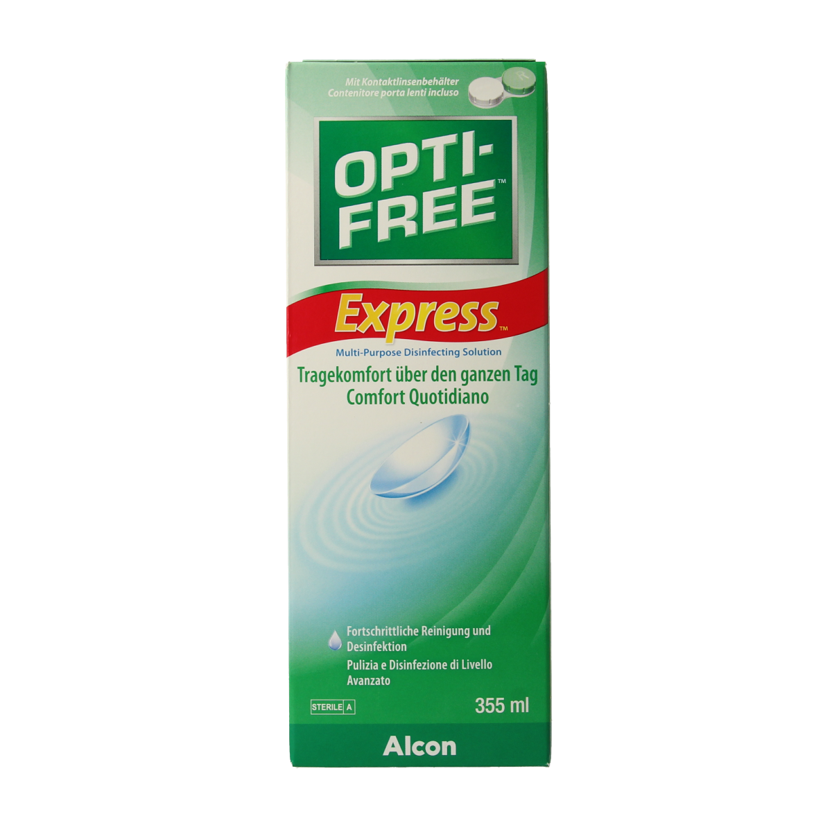 Alcon Optifree express MPDS + lenshouder 355.00 Milliliter