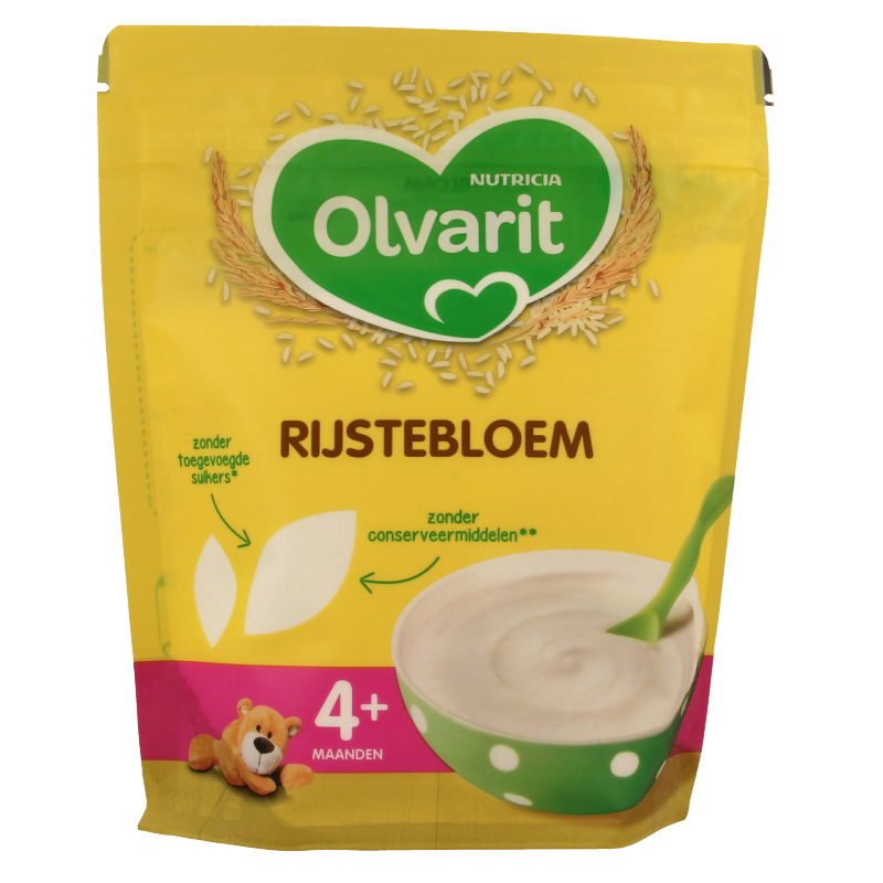 Olvarit Rijstebloem 4+ maanden 200 Gram