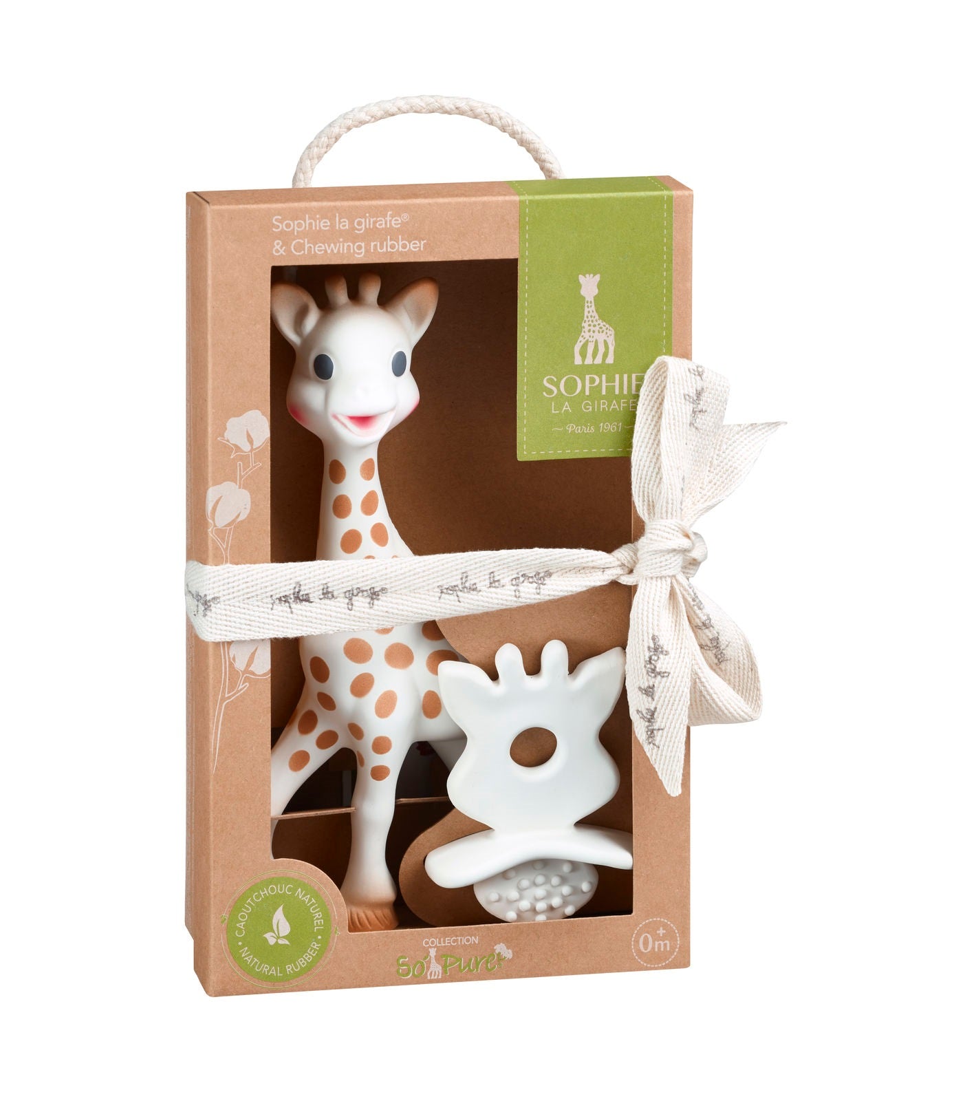 Sophie de Giraf So pure bijtspeeltje in geschenkdoosje met strik 1 Stuks
