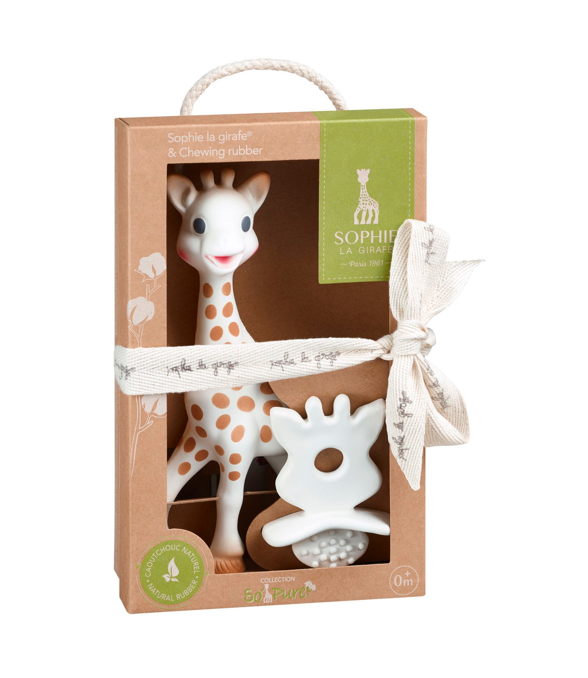 Sophie de Giraf So pure bijtspeeltje in geschenkdoosje met strik 1 Stuks