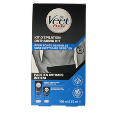 Veet Men hair removal kit intimate body parts 150 Milliliter