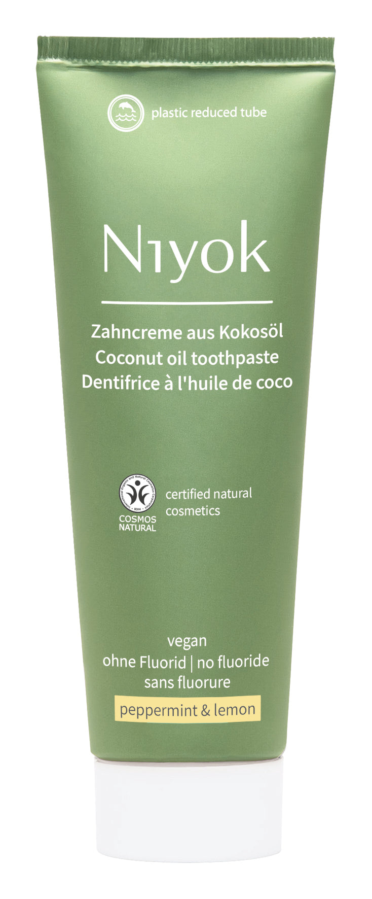 Niyok tandpasta peppermint lemon 75.00 Milliliter