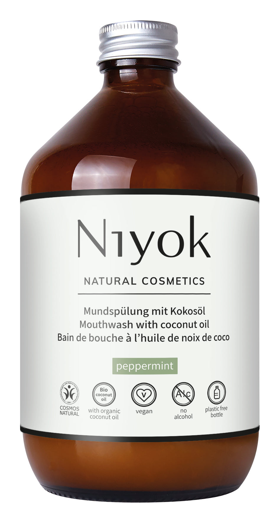 Niyok Mouthwash peppermint 500.00 Milliliter