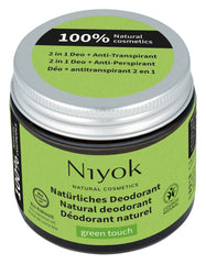 Niyok deo/antitranspirant green touch 40.00 Milliliter