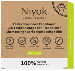 Niyok 2 in 1 shampoo/condition green touch 80.00 Gram