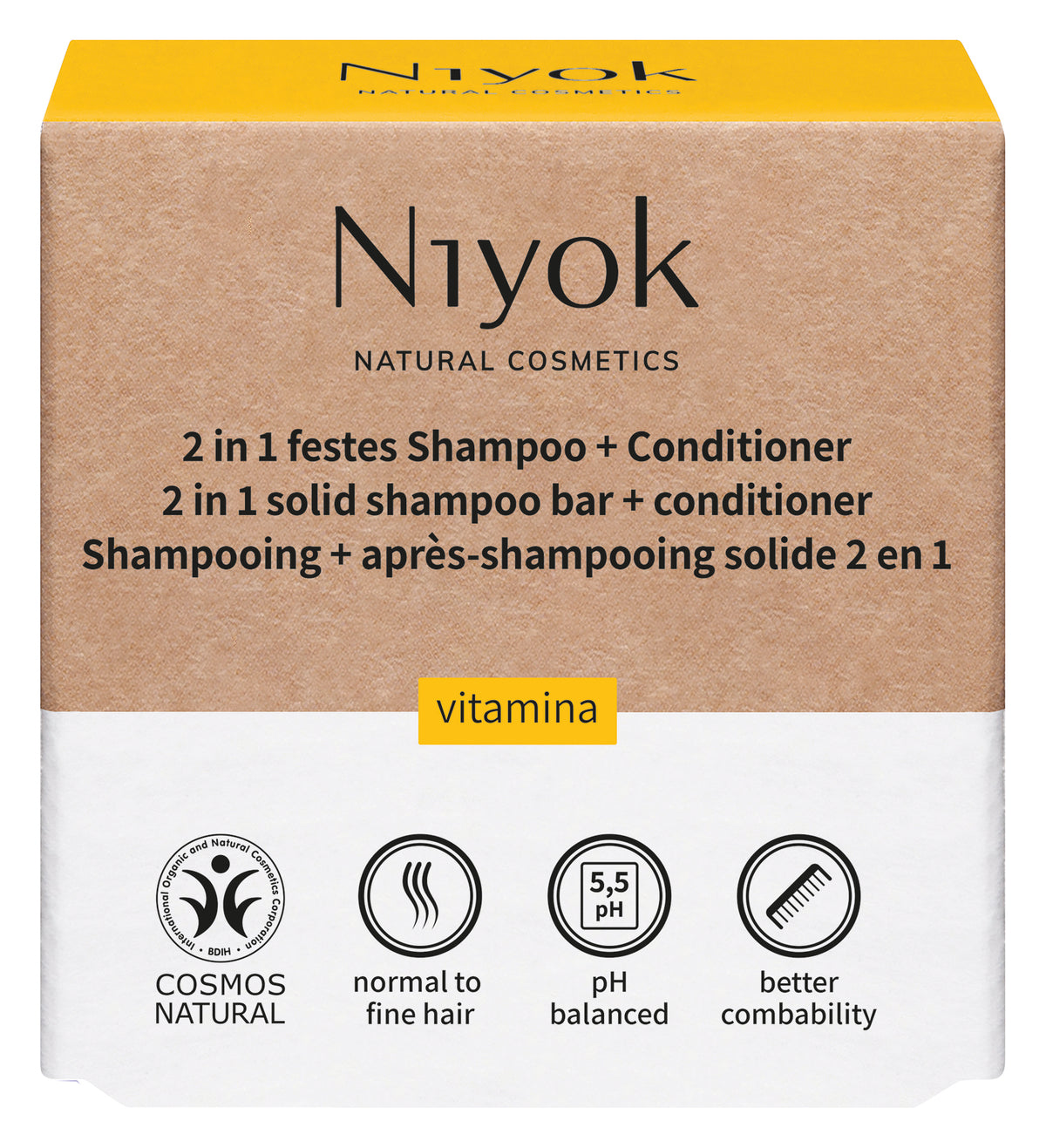 Niyok 2 in 1 shampoo/condition vitamina 80.00 Gram