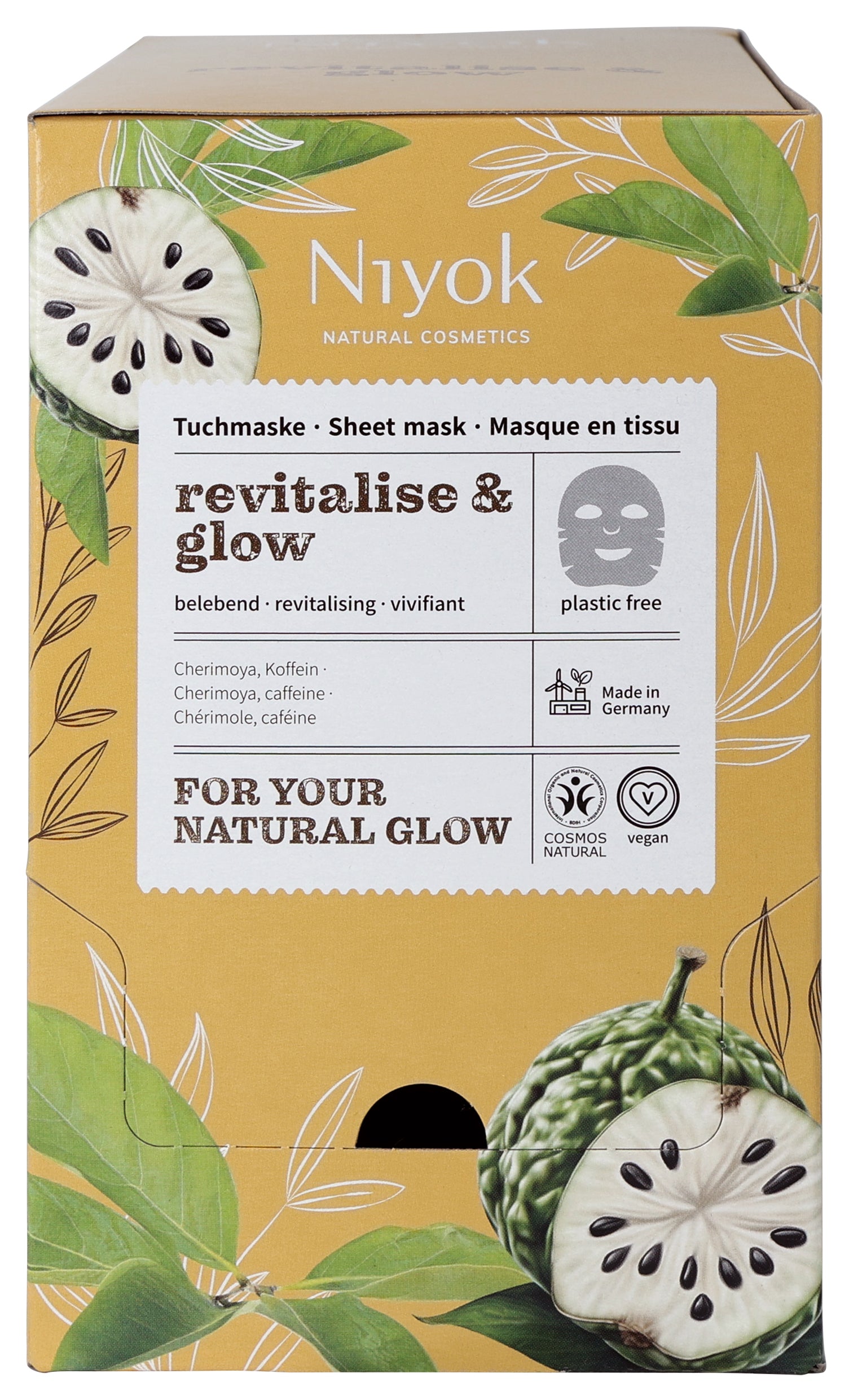 Niyok sheet mask Revitalise & Glow 10.00 Milliliter