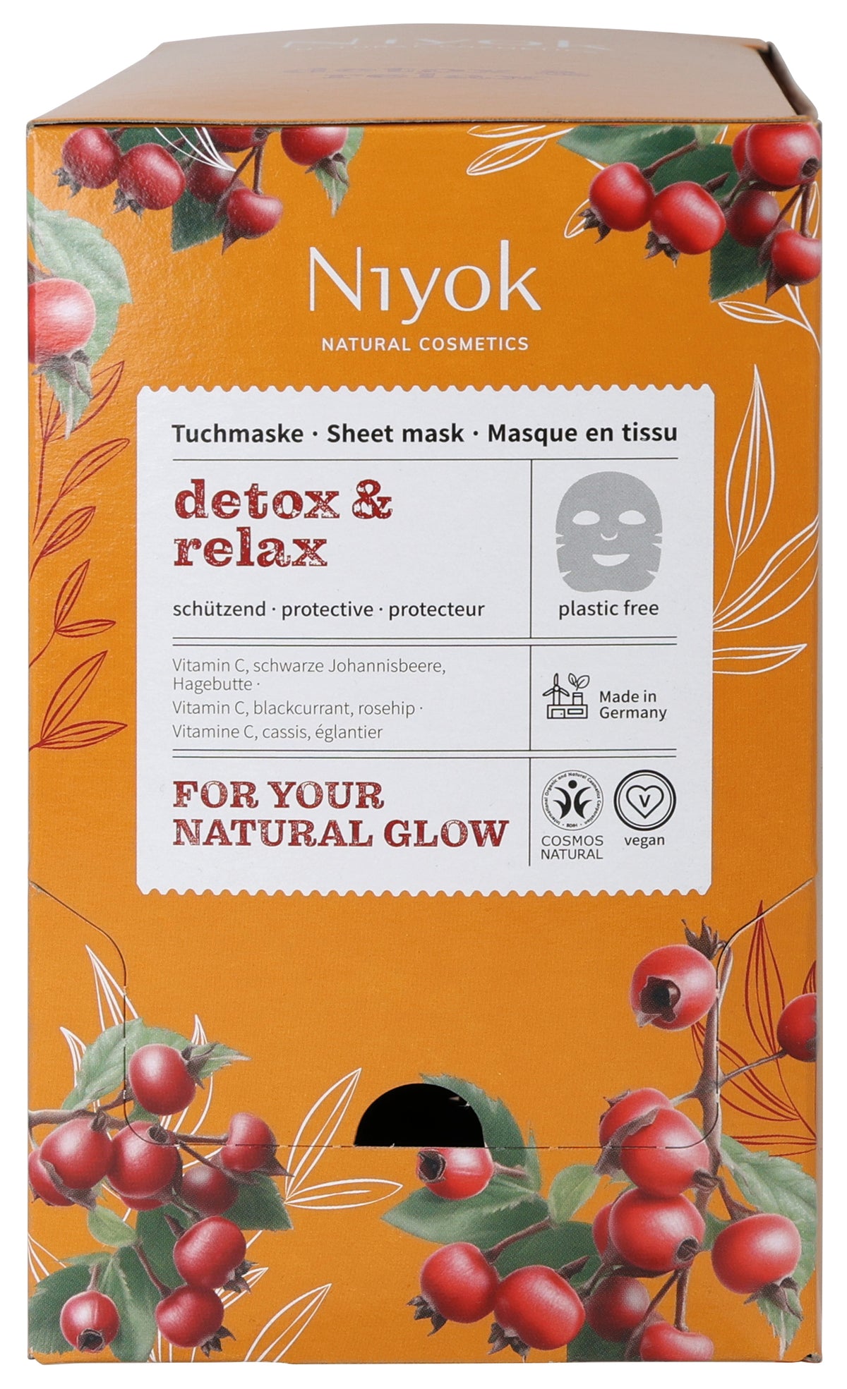 Niyok sheet mask Detox & Relax 10.00 Milliliter