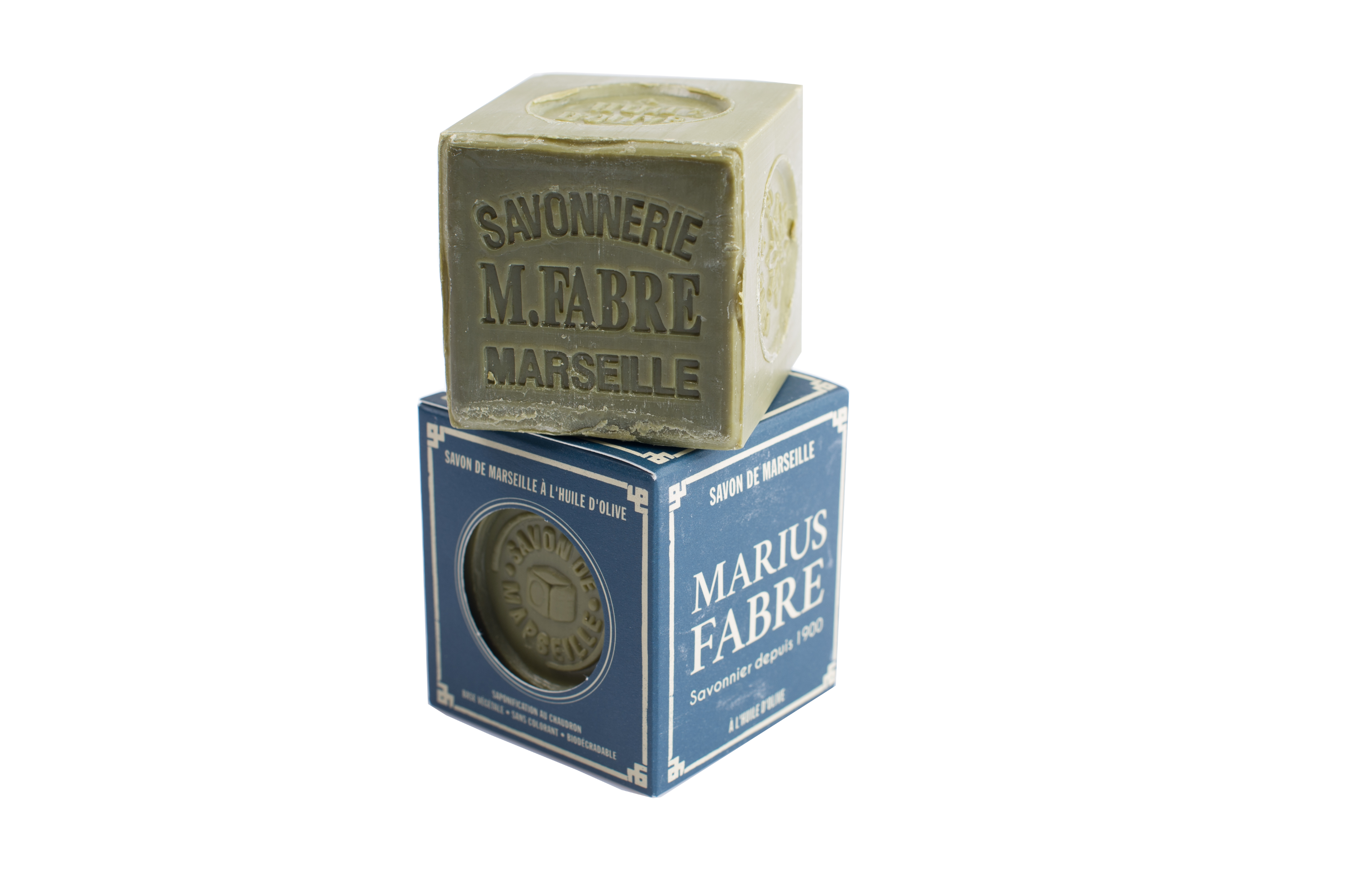 Marius Fabre Savon marseille zeep in doos olijf 200 Gram