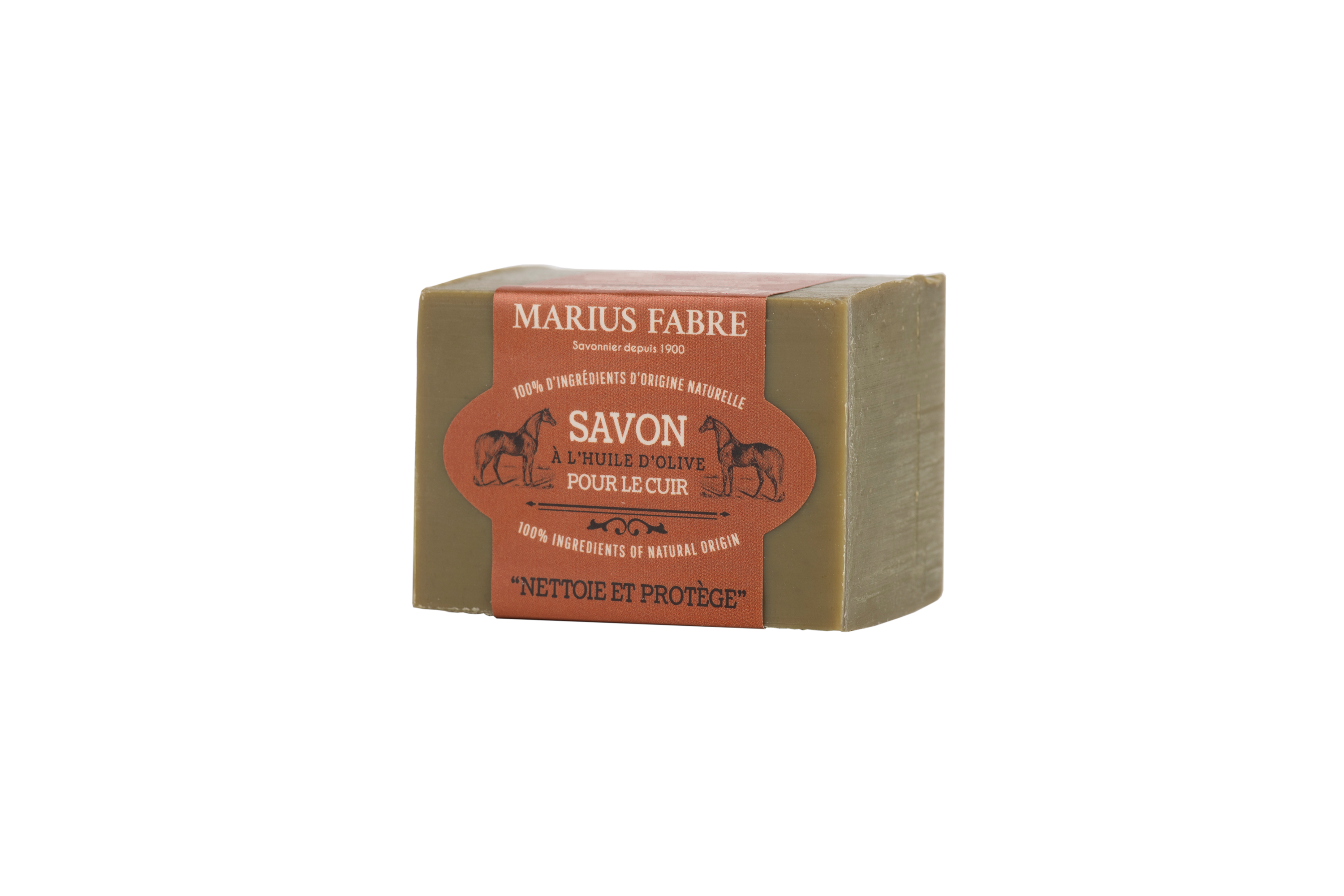 Marius Fabre Paard olijfolie zeep voor leer bio 200 Gram