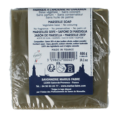 Marius Fabre Savon Marseille zeep olijf in folie 400 Gram