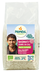 Primeal Halfvolkoren basmati rijst bio 1.00 Kilogram