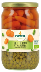 Primeal Doperwten wortelen bio 680 Gram