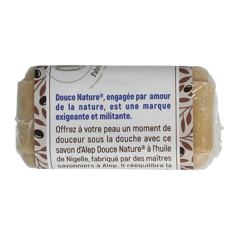 Douce Nature Zeep Aleppo nigella klein bio 100 Gram