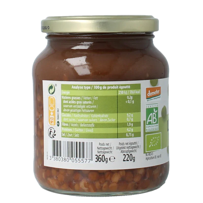 Primeal Linzen groen demeter bio 370 Milliliter