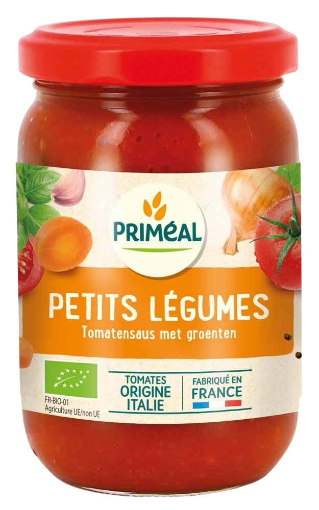 Primeal Tomatensaus met groenten bio 200 Gram