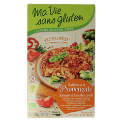 Ma Vie Sans Provencaalse burgers 2 x 100g glutenvrij vegan bio 2 Stuks