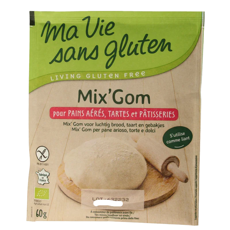 Ma Vie Sans Bindmiddel voor brood gebak mix gom glutenvrij bio 60 Gram