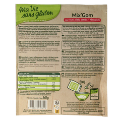 Ma Vie Sans Bindmiddel voor brood gebak mix gom glutenvrij bio 60 Gram