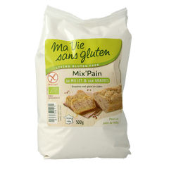 Ma Vie Sans Broodmeel met gierst en zaden glutenvrij bio 500 Gram