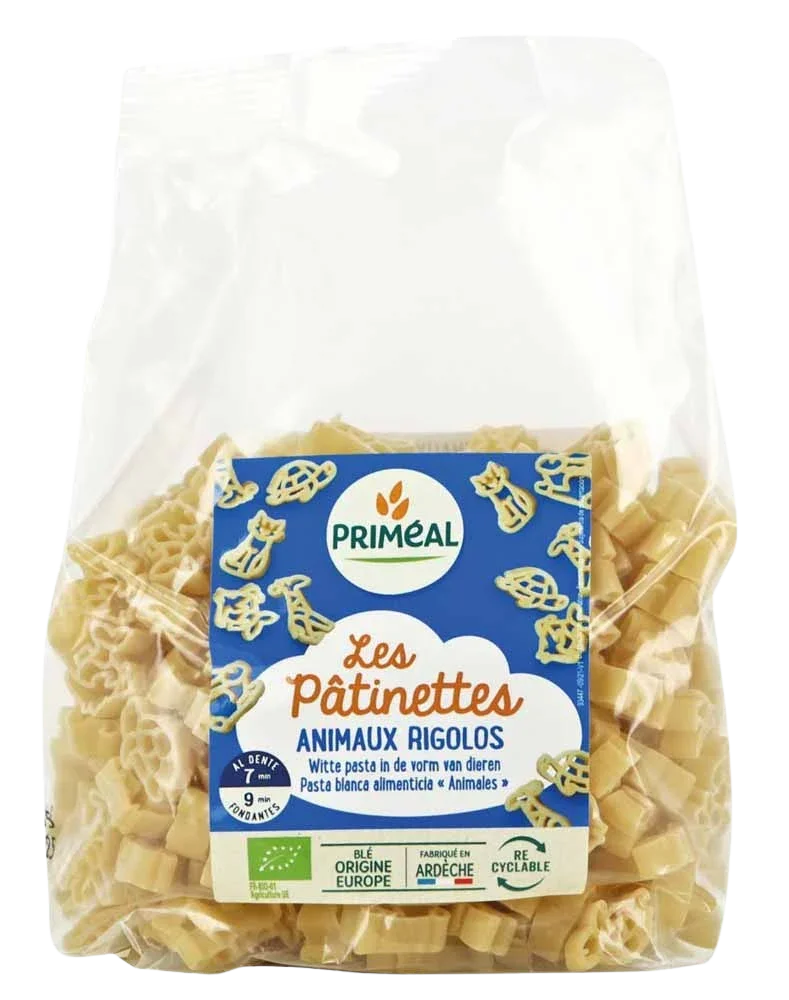 Primeal Pasta in diertjesvorm bio 250 Gram