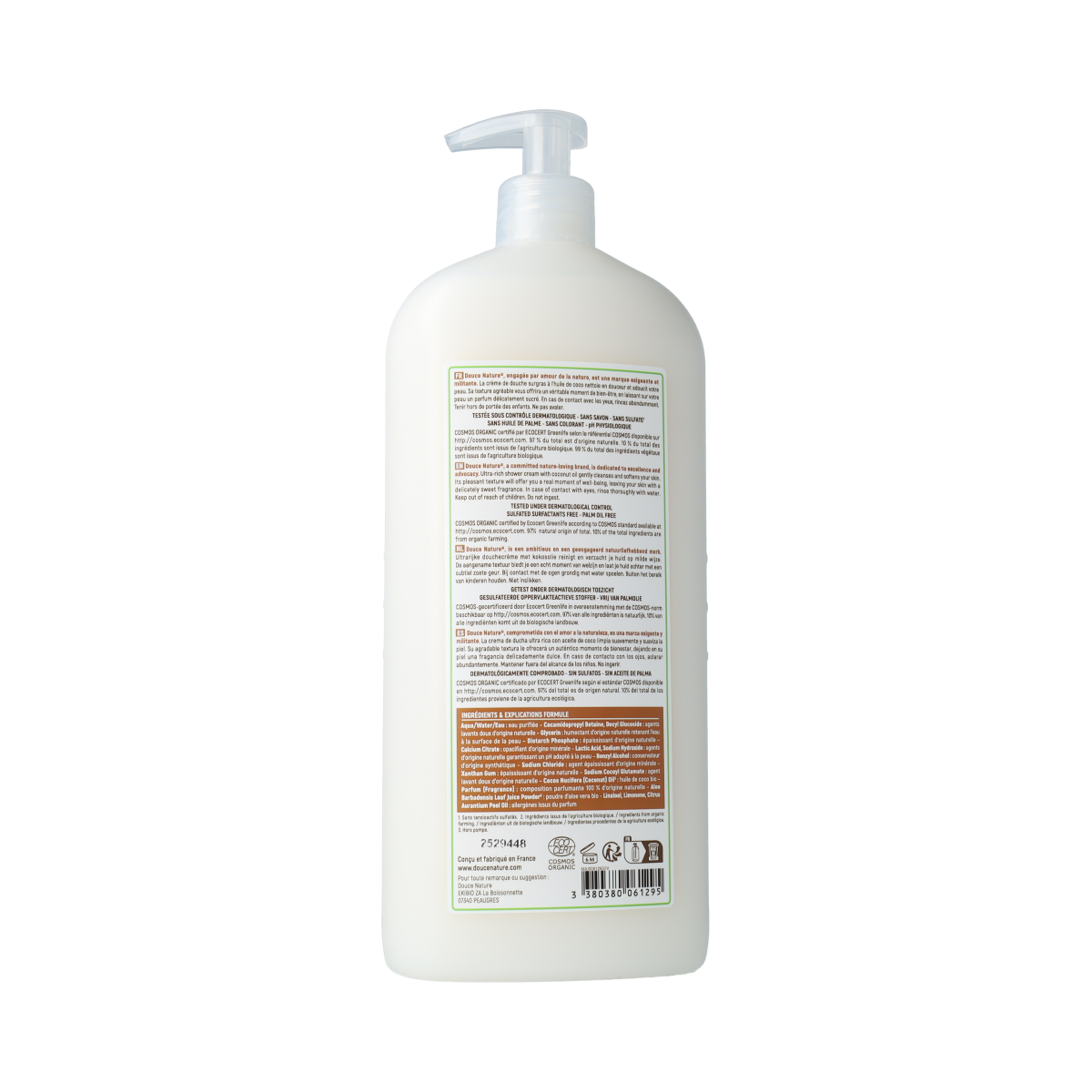 Douce Nature Douchegel & shampoo evasion kokos bio 1.00 Liter