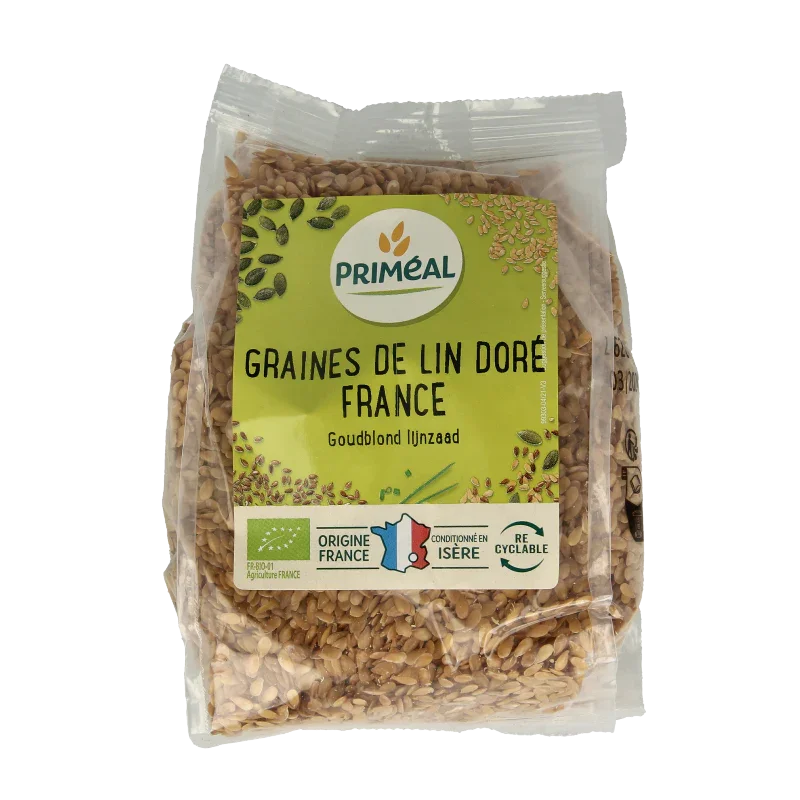Primeal Lijnzaad goud bio 250 Gram