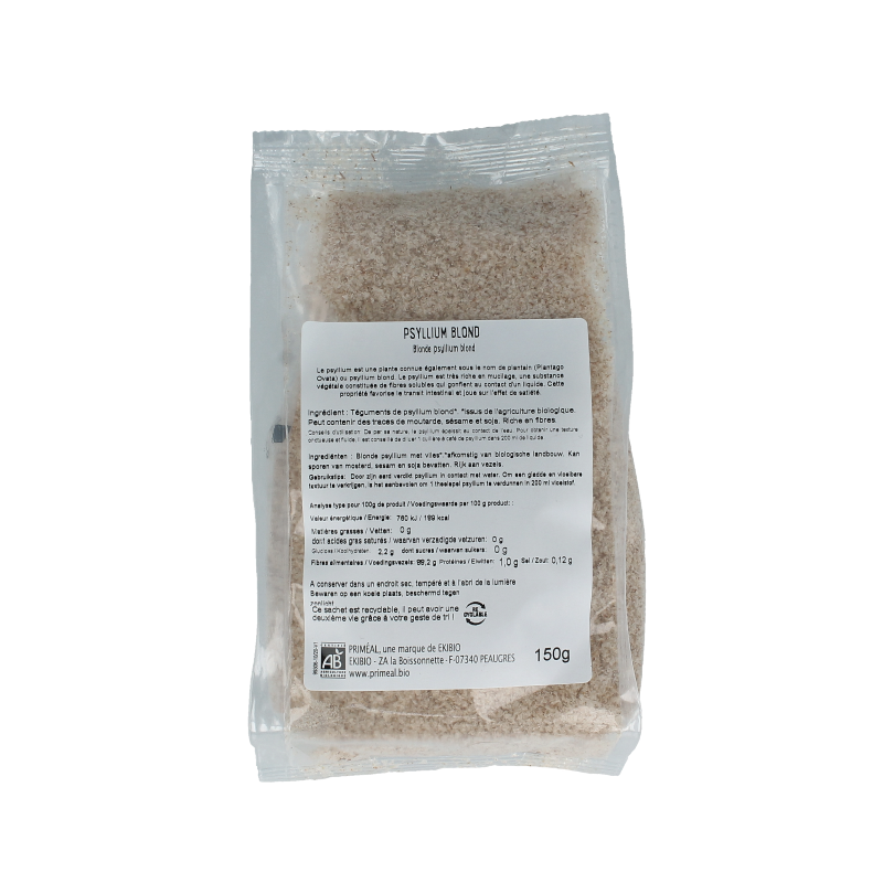 Primeal Blonde psyllium met vlies bio 150 Gram