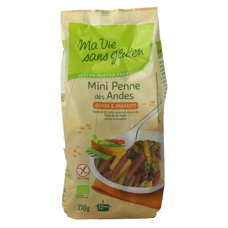 Ma Vie Sans Tricolor mini penne glutenvrij bio 250 Gram