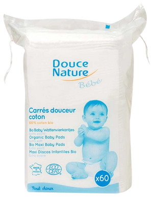 Douce Nature Baby Bio-Wattepads 60 Stück