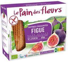 Pain Des Fleurs Krokante crackers vijgen glutenvrij bio 150.00 Gram