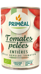 Primeal Gepelde tomaten zonder zout bio 400.00 Gram