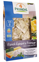 Primeal Ravioli spinazi kaas bio 250 Gram