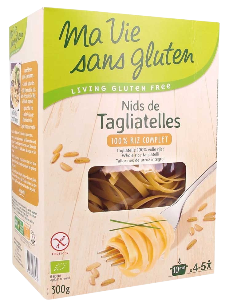 Ma Vie Sans Tagliatelle volkoren rijst glutenvrij bio 300 Gram