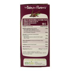 Pain Des Fleurs Krokante crackers zwarte rijst glutenvrij bio 150.00 Gram