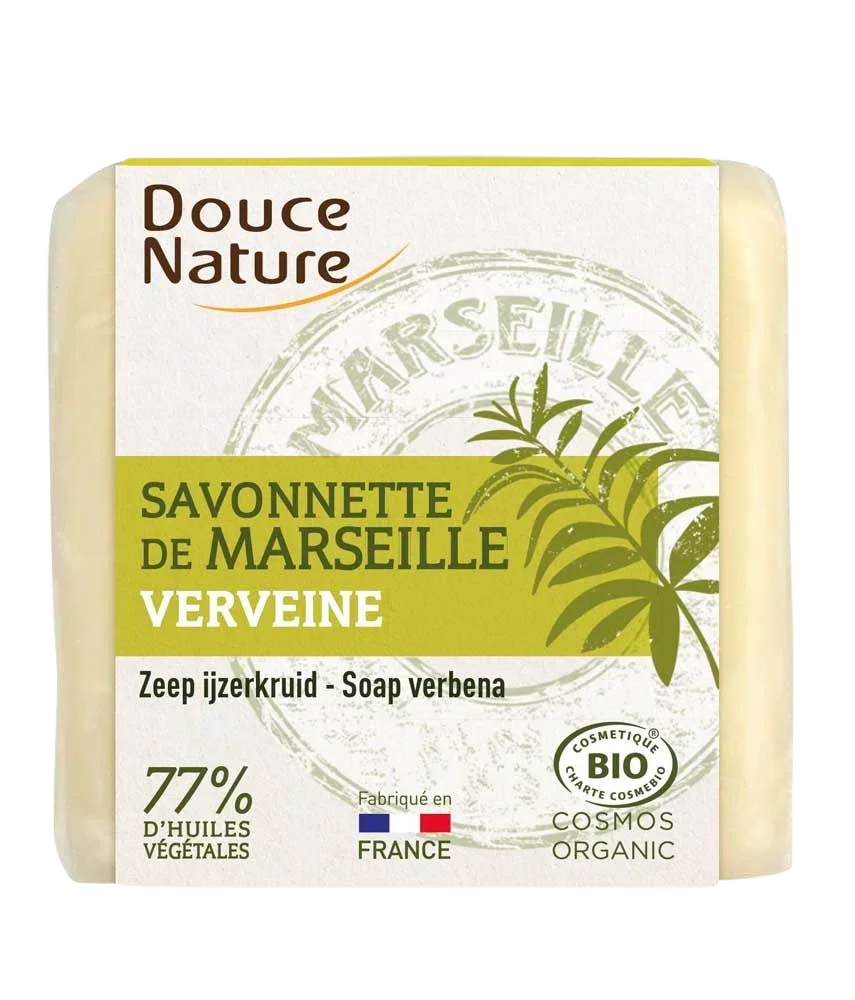 Douce Nature Zeep Marseille ijzerkruid/verbena bio 100 Gram