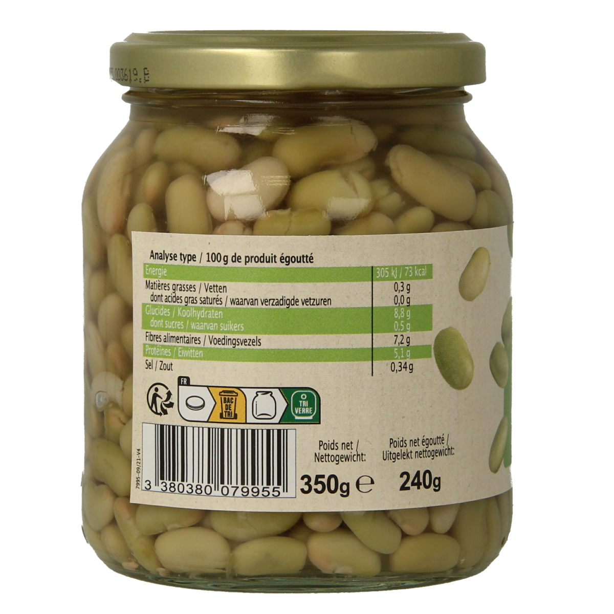 Primeal Groene kidneyboon flageolet bio 330.00 Gram