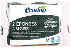 Ecodoo Schuurspons plantaardig bio 2.00 Stuks