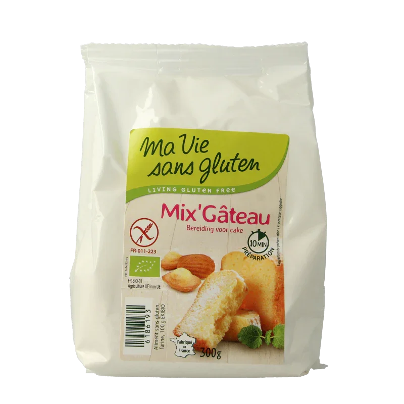 Ma Vie Sans Cakemix glutenvrij bio 300 Gram
