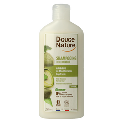 Douce Nature Shampoo normaal/droog haar amandelmelk bio 250 Milliliter