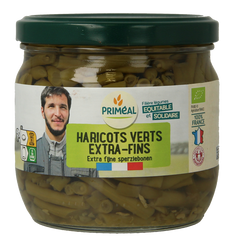 Primeal Haricots verts sperziebonen extra fijn bio 330 Gram
