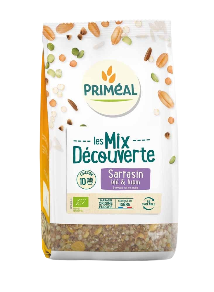 Primeal Granenmix van boekweit tarwe & lupine bio 400.00 Gram
