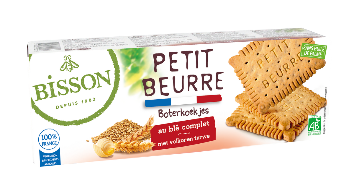 Bisson Granenbiscuits 100% volkoren bio 150.00 Gram