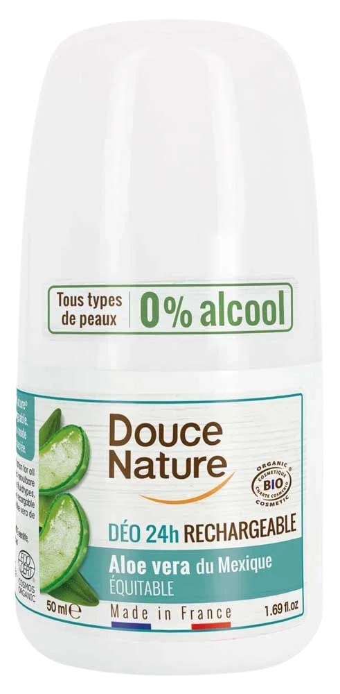 Douce Nature Deodorant roll on aloe hervulbaar 50 Gram