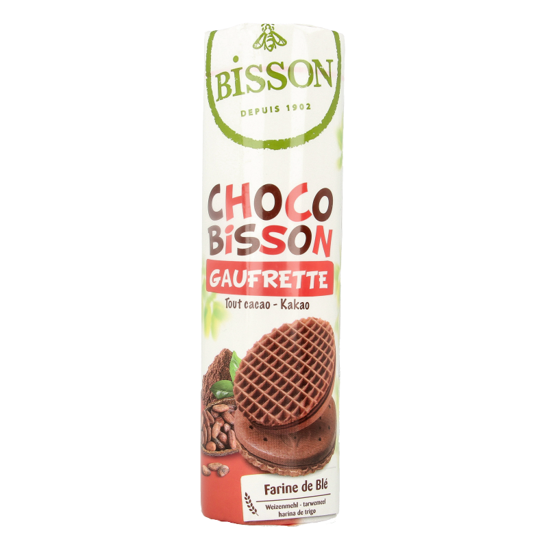Bisson Chocolade wafels bio 240 Gram