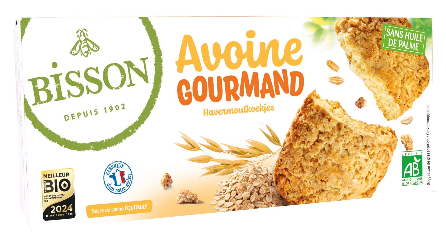 Bisson Haverkoekjes bio 133.00 Gram