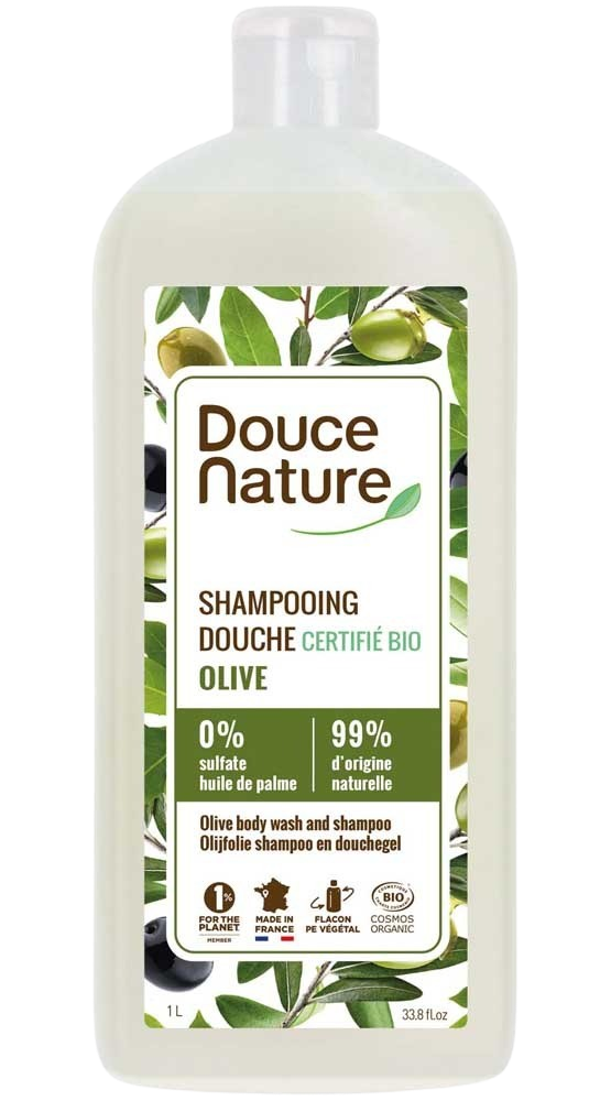 Douce Nature Douchegel & shampoo olijf 1 Liter
