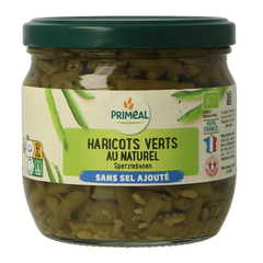 Primeal Haricot verts zonder toegevoegd zout bio 330.00 Gram